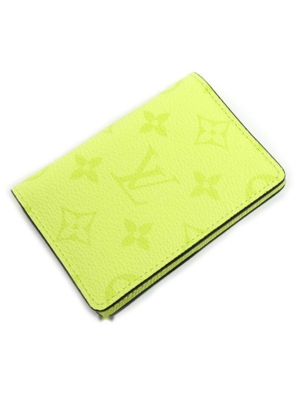 Louis Vuitton Pocket Organizer Card Case Taigarama Yellow